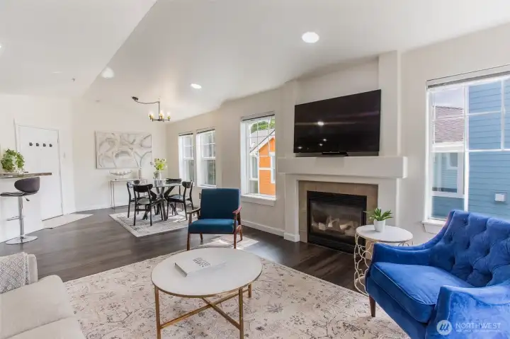 Another view of the Open Floor Plan.