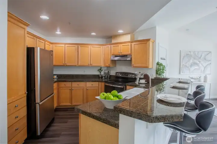 Lots of Kitchen Cabinets.