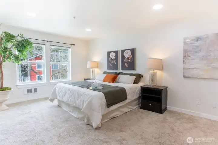 Another view of the Spacious Primary Bedroom.