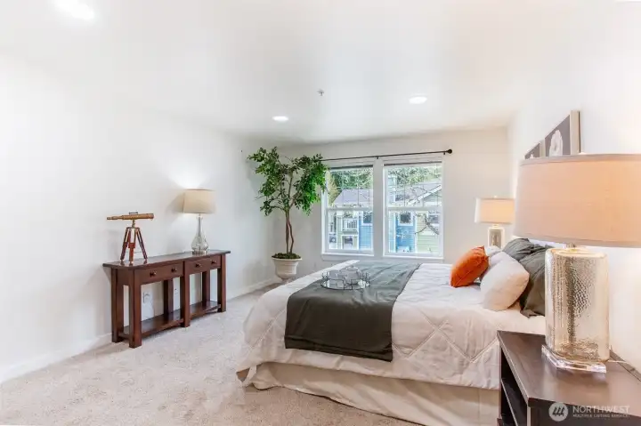 Another view of the Spacious Primary Bedroom.