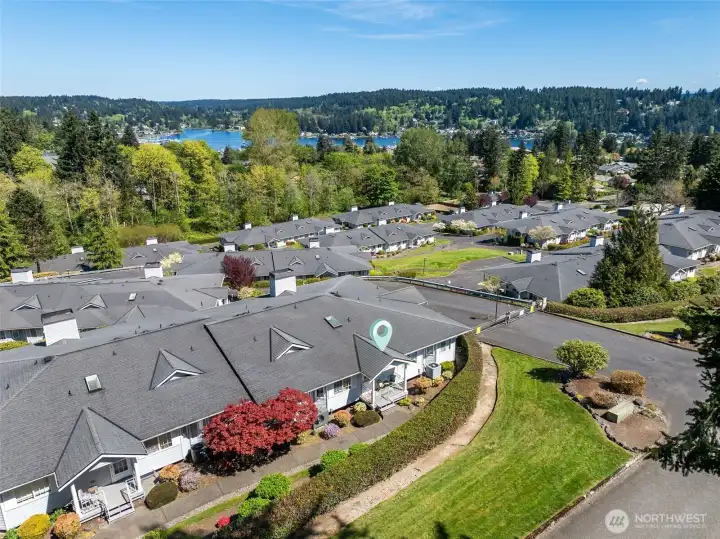 Gate nearby for easy entrance and exit by vehicle.