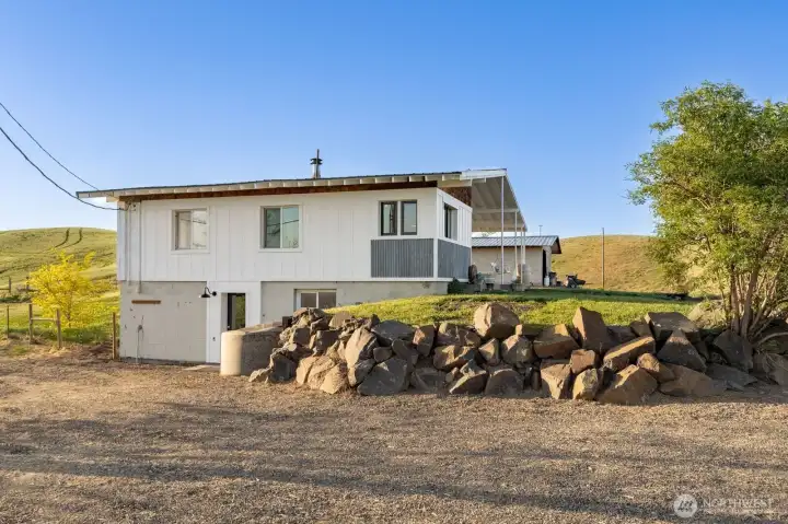 Side view of home