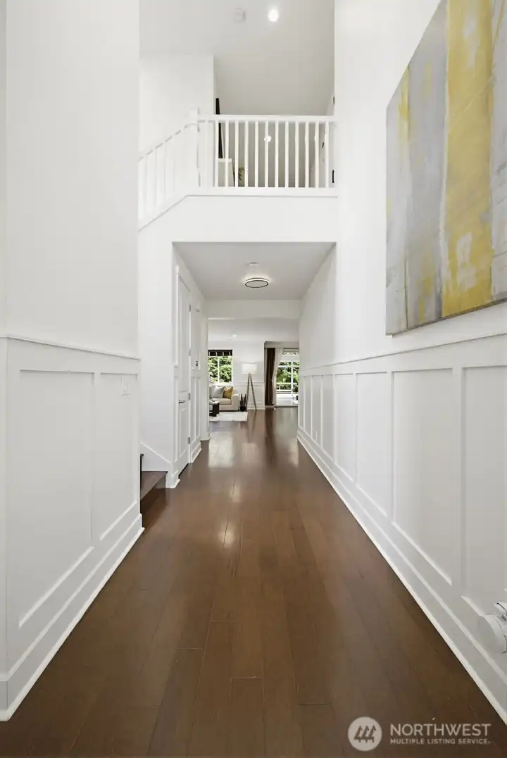 High ceilings with an abundance of natural light