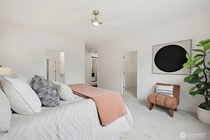Primary Suite. Here you can see the dual closet space