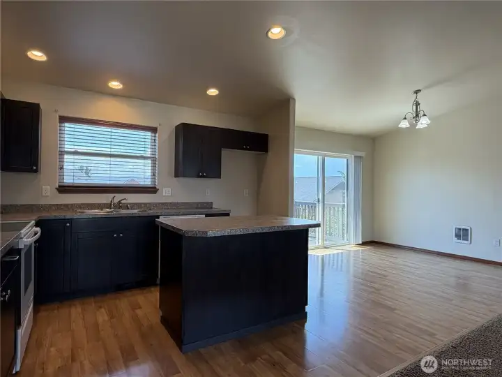 Kitchen and dining room
