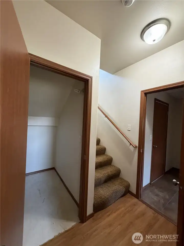 Even more downstairs storage!