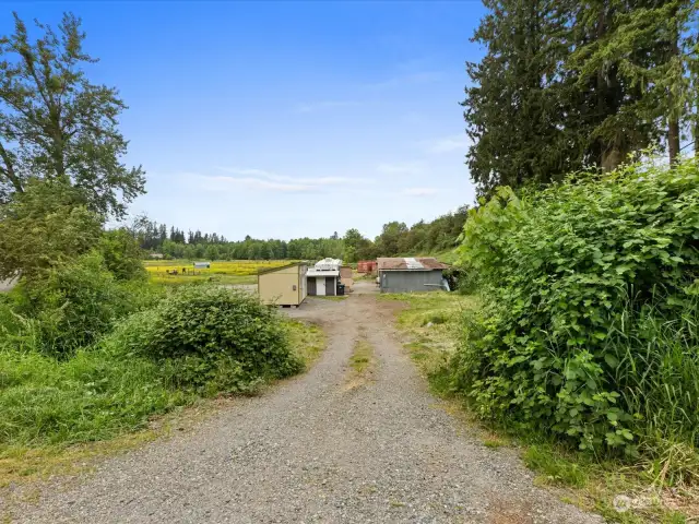 Driveway entrance