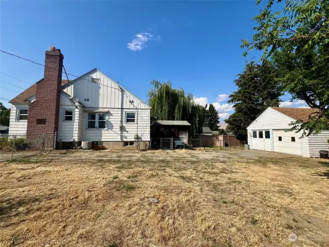 large backyard alley access