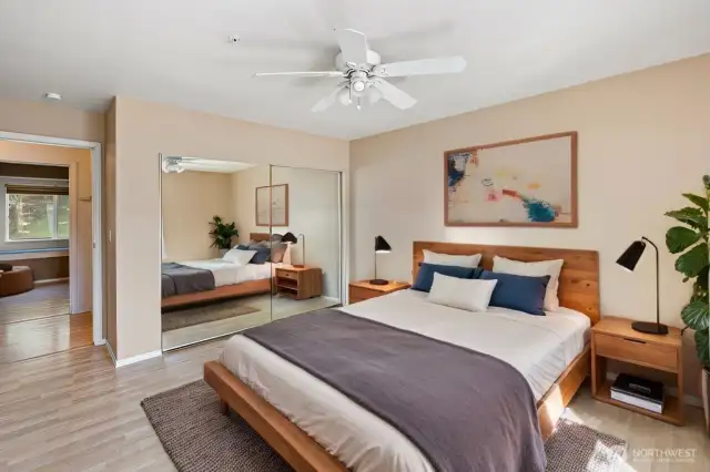 Primary Bedroom Virtually Staged