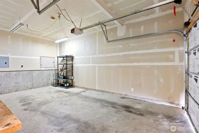 One car garage - Seller will leave storage rack