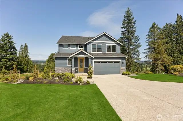 Huge driveway is built for company.  Photos are for representational purposes only.  Colors and options may vary.