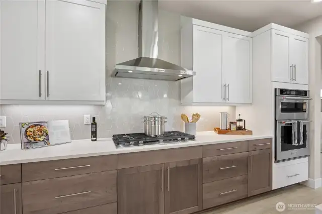 5-Burner gas stove top. Photos are for representational purposes only.  Colors and options may vary.