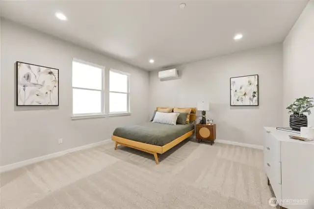 Lower level bedroom. Photos are for representational purposes only.  Colors and options may vary.