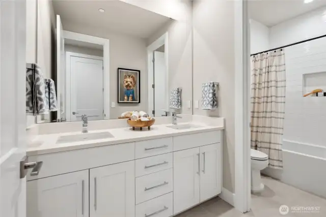 Upstairs Bathroom. Photos are for representational purposes only.  Colors and options may vary.