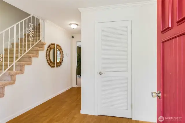 Inviting entryway.