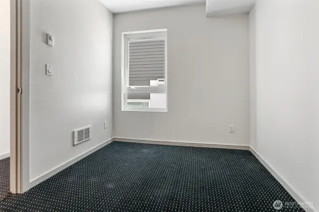 Bedroom #1 on 2nd floor at the top of the stairs.
