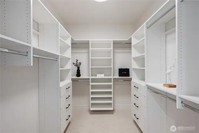 Check out the primary closet!