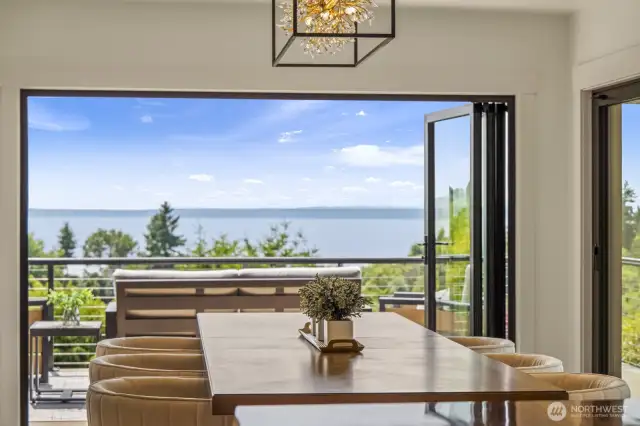 What a great place to entertain or enjoy a quiet meal.