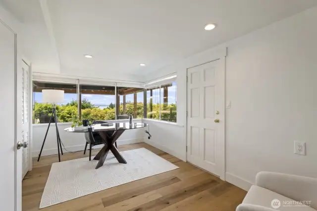 Bedroom #3 that also makes an incredible office with sweeping views.