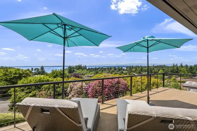 Another view from the 370 sf deck.