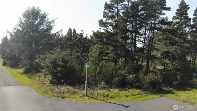 Corner lot with fantastic homesite