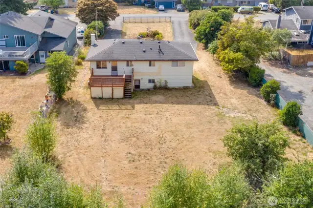 Aerial View from Back of Property