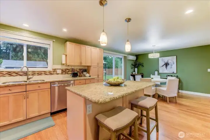 Kitchen dining area