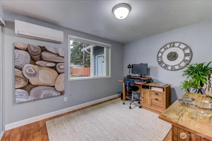 Office area, or a flex area...lots of light (use your imagination)