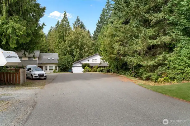 Property is on the right-hand side of the home at the end of the cul-de-sac
