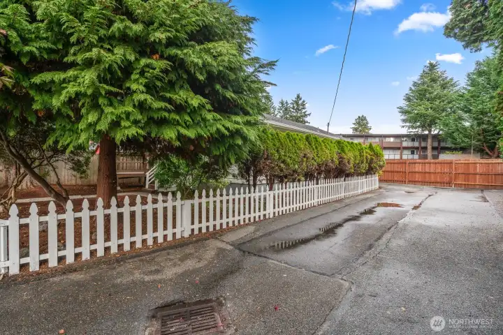 Large Private Driveway