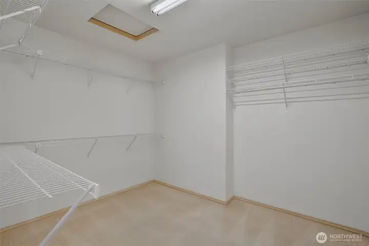 Great size closet in Primary bedroom