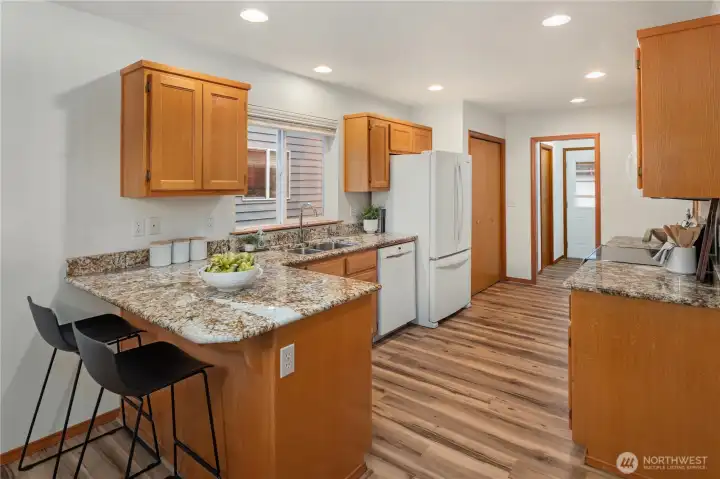 New LVP flooring throughout main level.