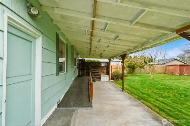 Covered Back Patio