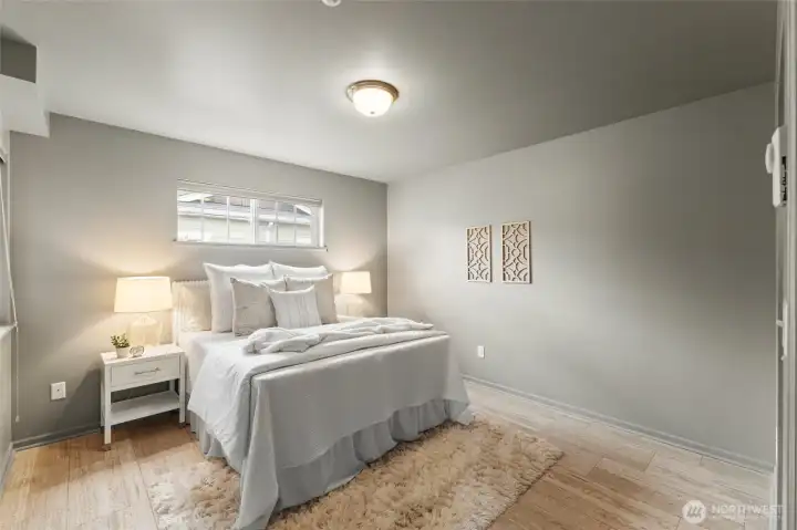 The onwer's suite has plenty of room for all your bedroom furniture! The onwer's suite has plenty of room for all your bedroom furniture!