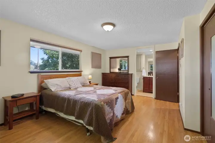 Another view of your primary retreat with ensuite 3/4 bath.