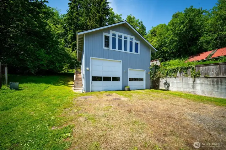Oversized and overbuilt-the garage is huge, with an oversized door. Perfect for your boat and water toys. Plenty of off street parking.