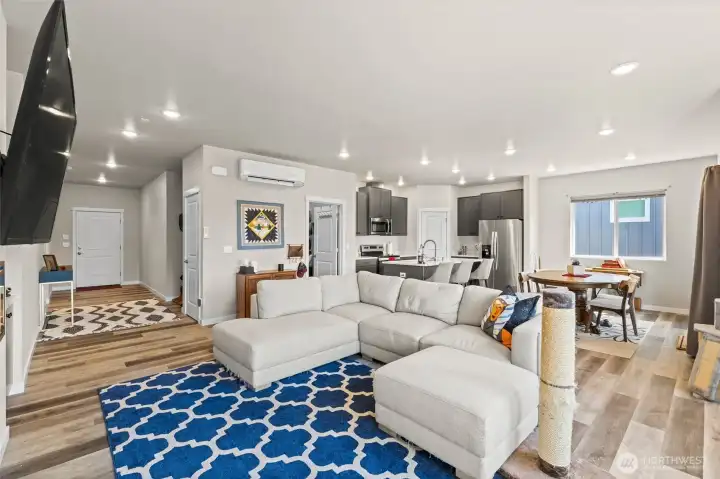 Huge living room!