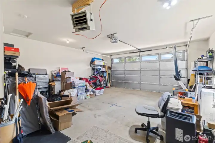 The garage is extra insulated.