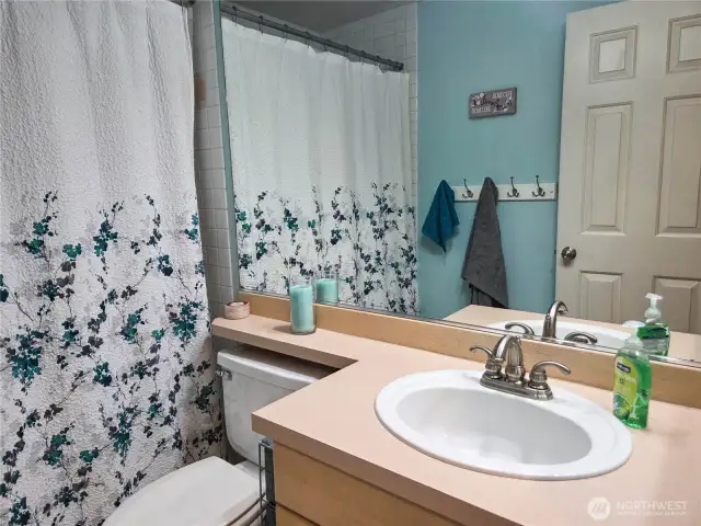 Here is the full main upstairs bathroom.