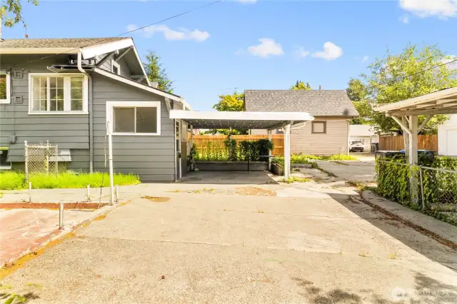 Very private yard
