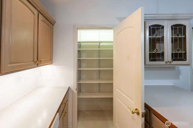 Pantry room off kitchen.