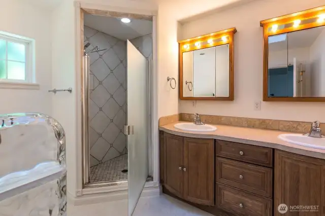 Bathroom off primary bedroom.