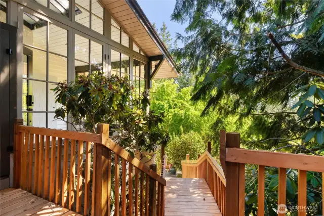 The outdoor spaces on this property are beautiful!