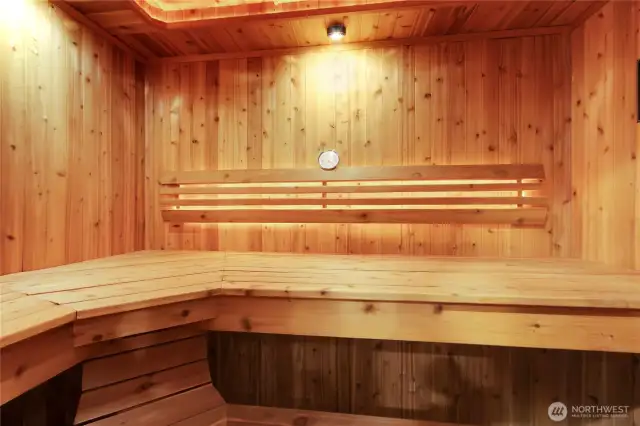 Walk in Sauna