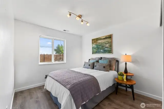 4th bedroom downstairs great for multigenerational living or guests.