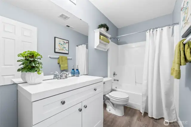 Full bathroom downstairs.