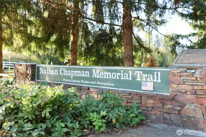 Parks and a walking trail are only a few minutes away.