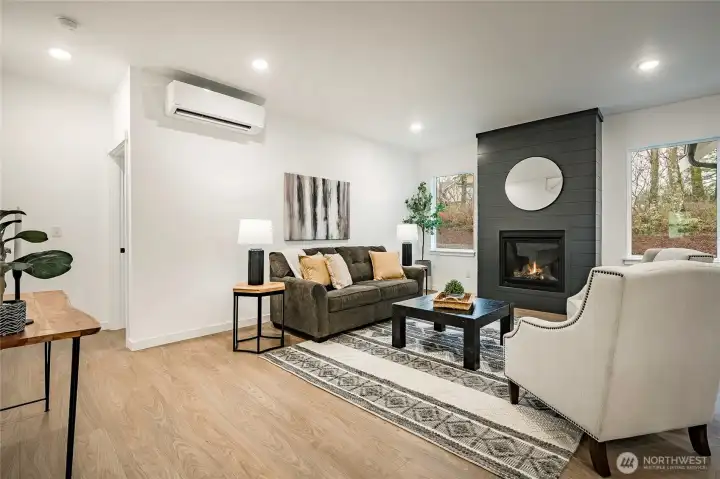 Open Concept Living/Dining Kitchen