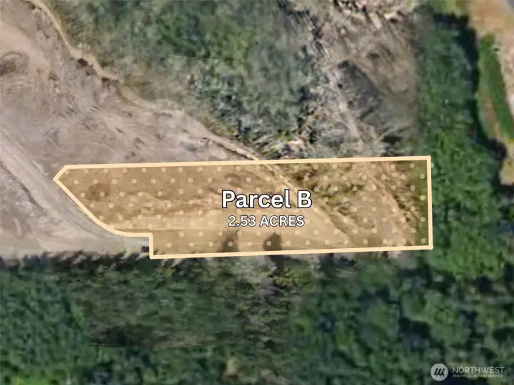 Overhead view with approximate boundaries in yellow.