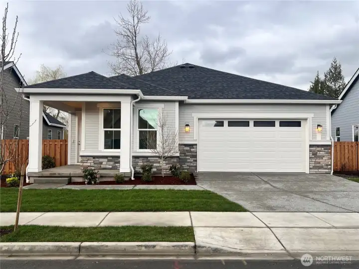 All pictures are of model home